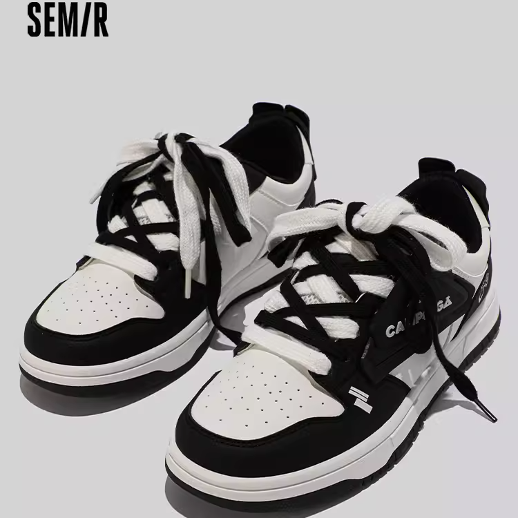 SEMIR/小白鞋情侣鞋2023秋冬爆款百搭休闲运动鞋厚底潮流板鞋子女
