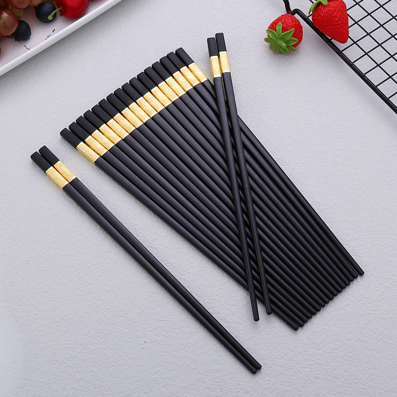 十双筷子有问题联系客服家用轻奢中式筷子