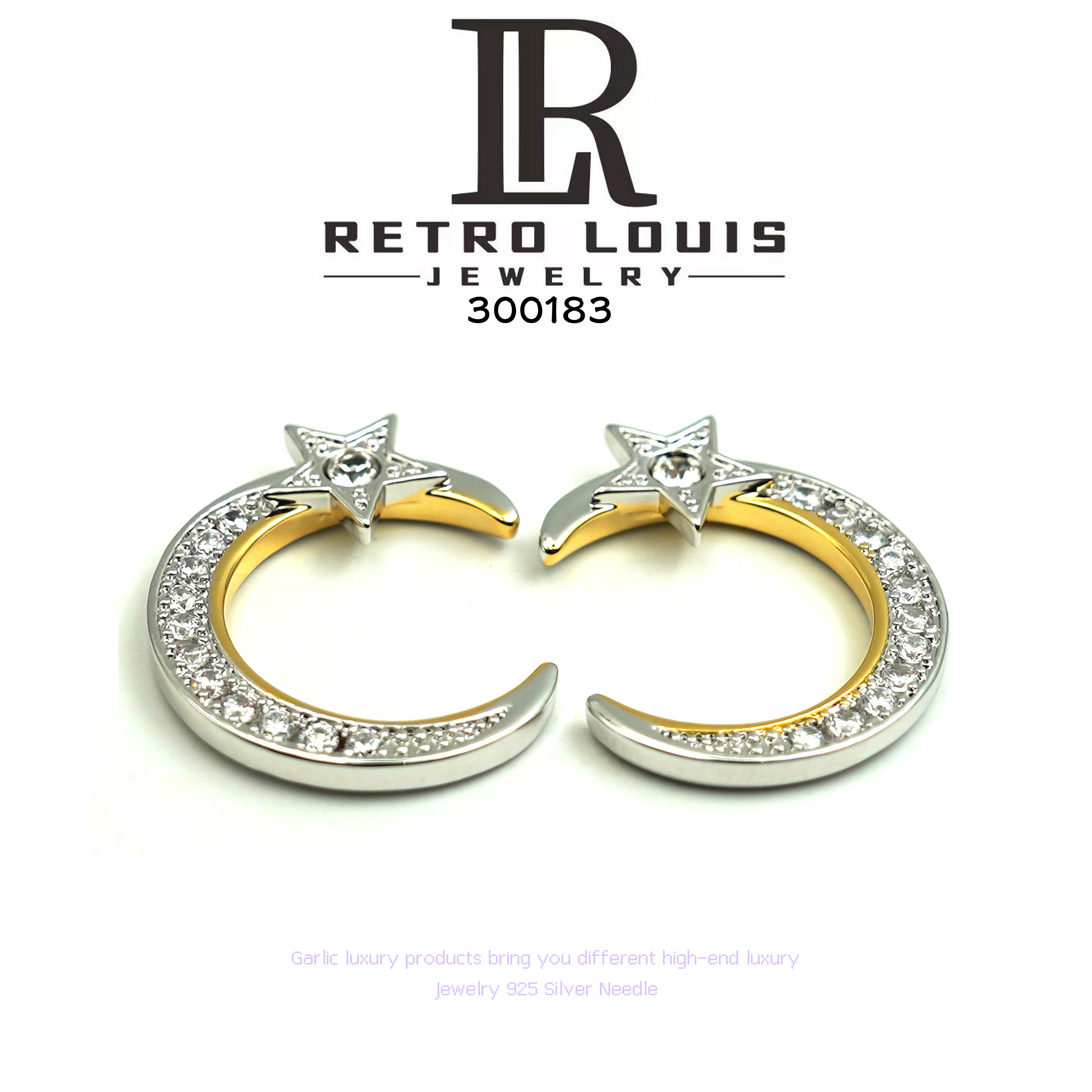 铜合金耳饰 RETRO LOUIS 耳饰~300183