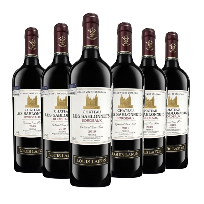 法国路易拉菲 LOUIS LAFON 优樽堡珍藏波尔多干红 原瓶进口750ml