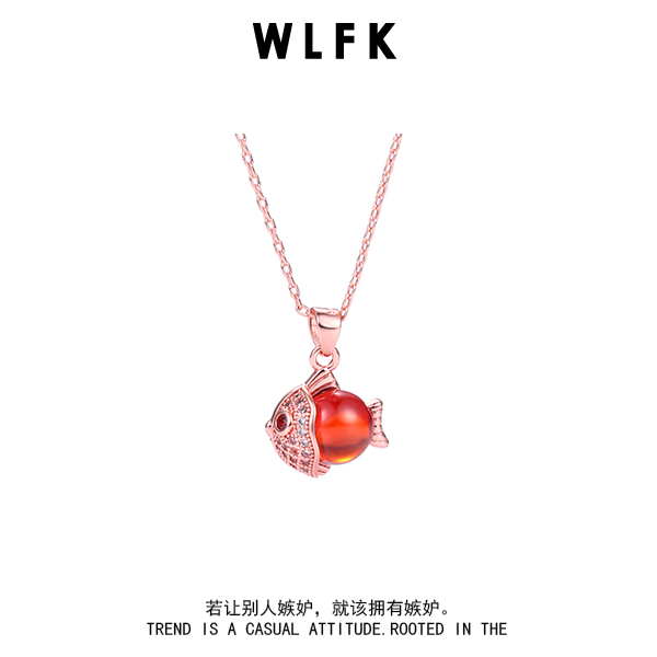钛钢项链 时尚潮流网红钛钢项链女设计感锁骨颈链00489