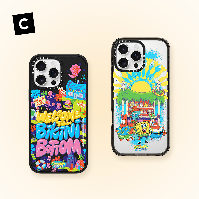 Spongebob × CASETiFY 海绵宝宝联名系列 手机壳 适用iPhone16/15