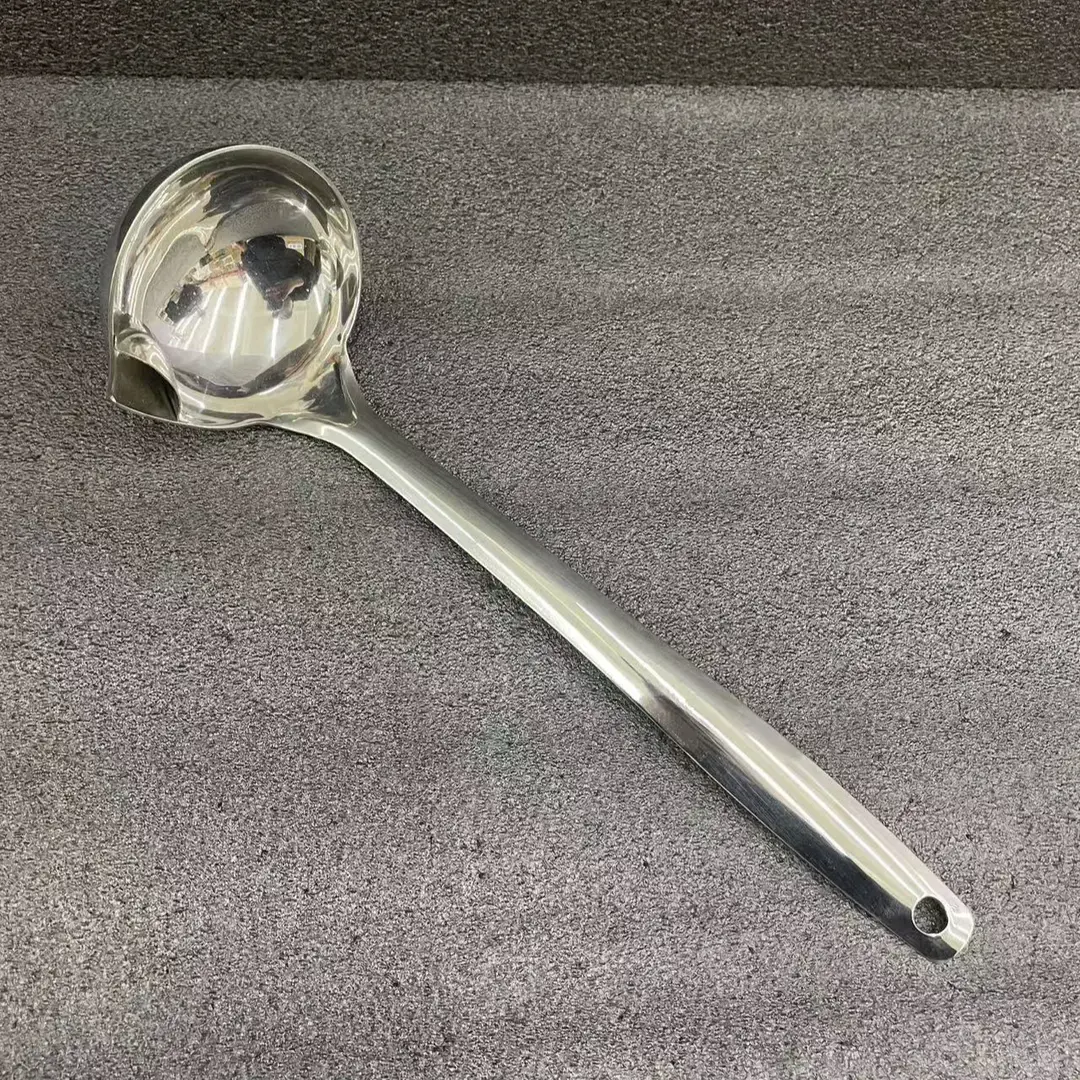 不锈钢勺滤油隔油汤勺漏油神器滤油勺子家用漏勺分离油汤