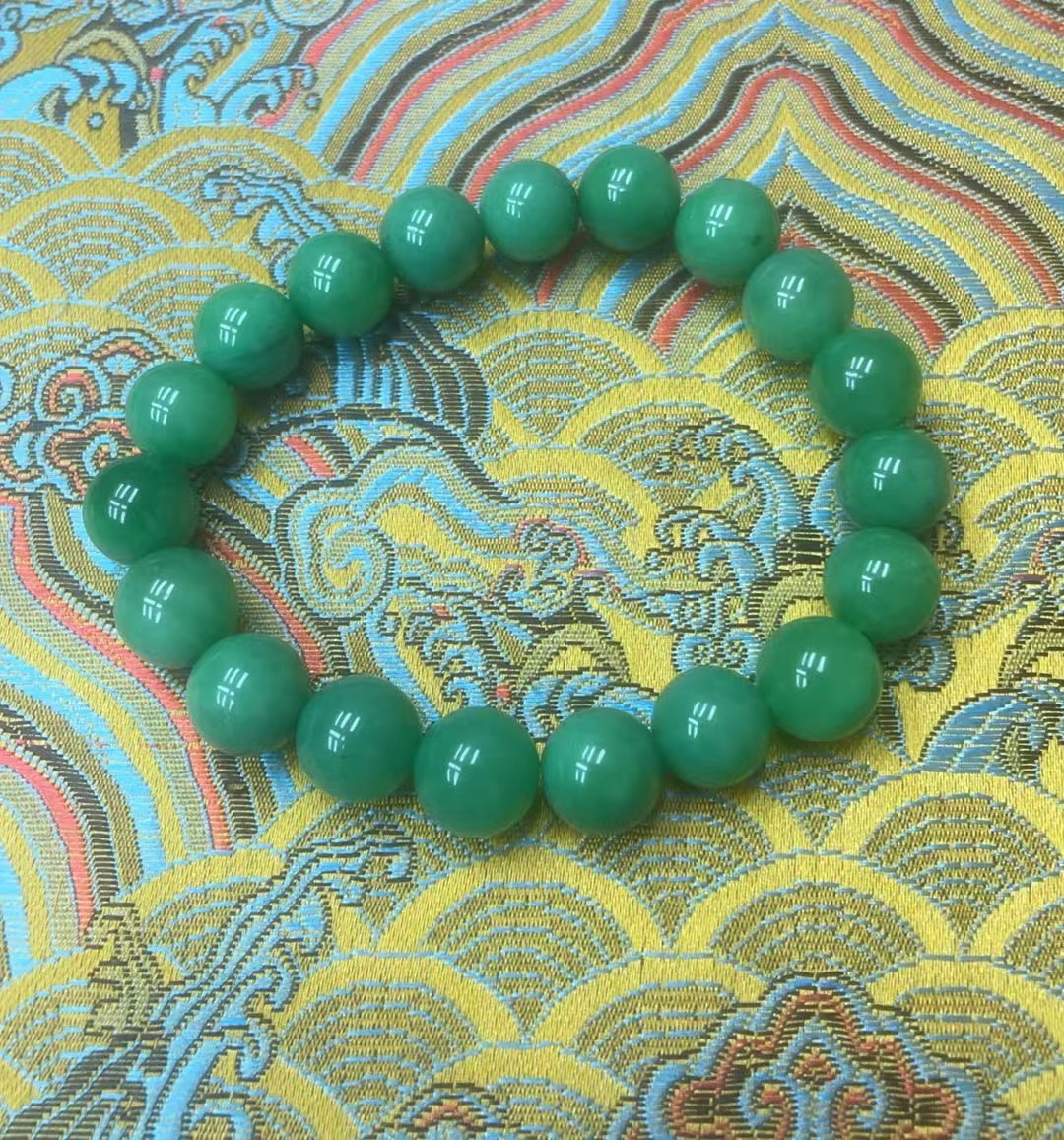 翡翠A119   绿色手链 男女同款 时尚百搭