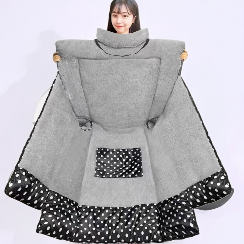 001-1000清仓过款电动车挡风被防水防风罩踏板摩托冬季加厚