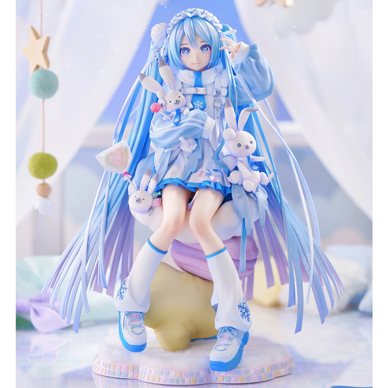 【bilibili】VOCALOID 初音未来 雪未来 Yukiiro Pop Ver. 比例手办
