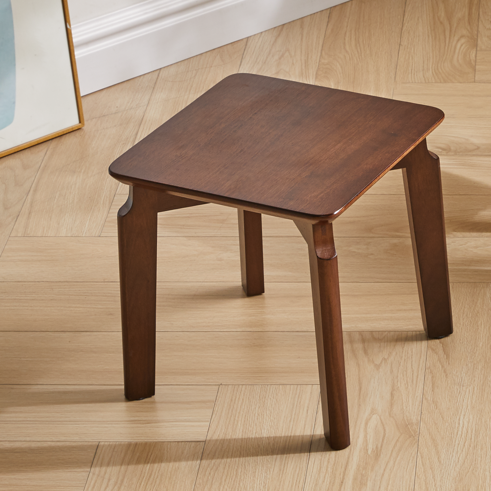 【梵高小凳】实木小凳子换鞋凳矮凳家用卧室客厅