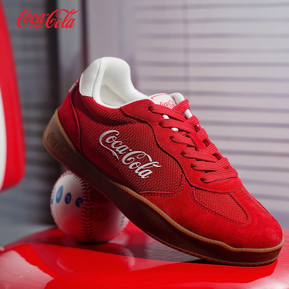 Coca-Cola/可口可乐新款复古潮鞋子男女同款百搭内增高经典德训鞋商品图