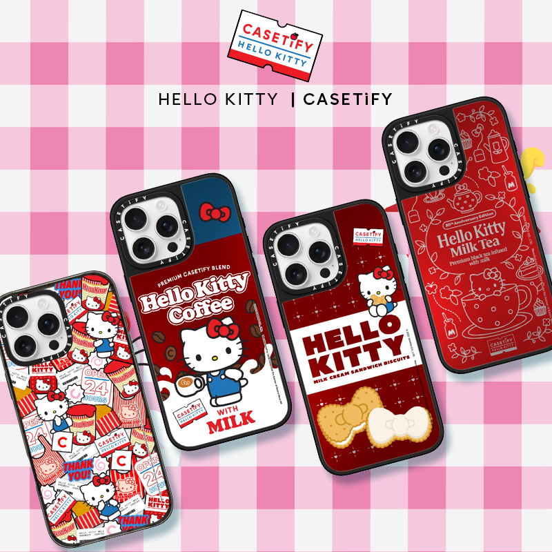 Hello Kitty x CASETiFY联名系列手机壳 防摔 适用于苹果16/15