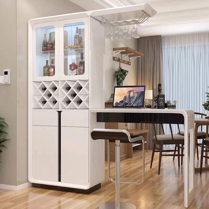 小吧台桌家用酒柜现代简约隔断柜酒吧柜子客厅餐厅柜一体桌玄关柜