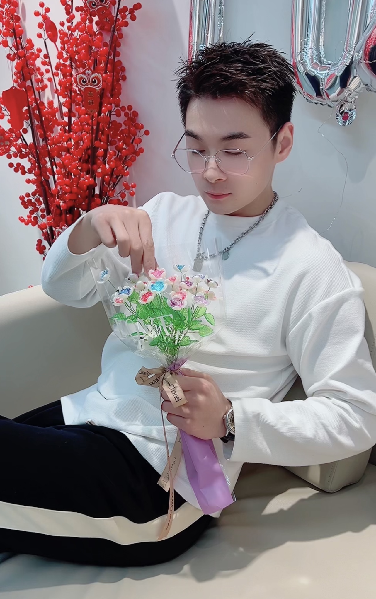 假日公主 26朵玫瑰花束 手工DIY材料包