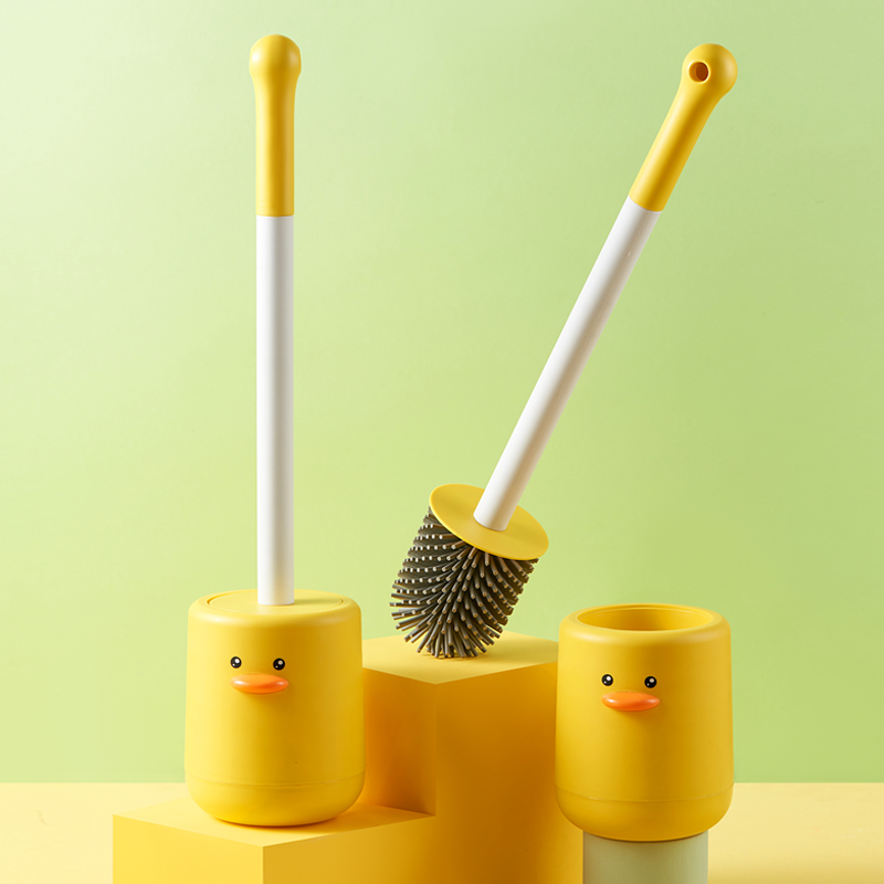 【新疆包邮】马桶刷长柄卫生间清洁蹲坑无死角软毛壁挂蹲便器 HZ