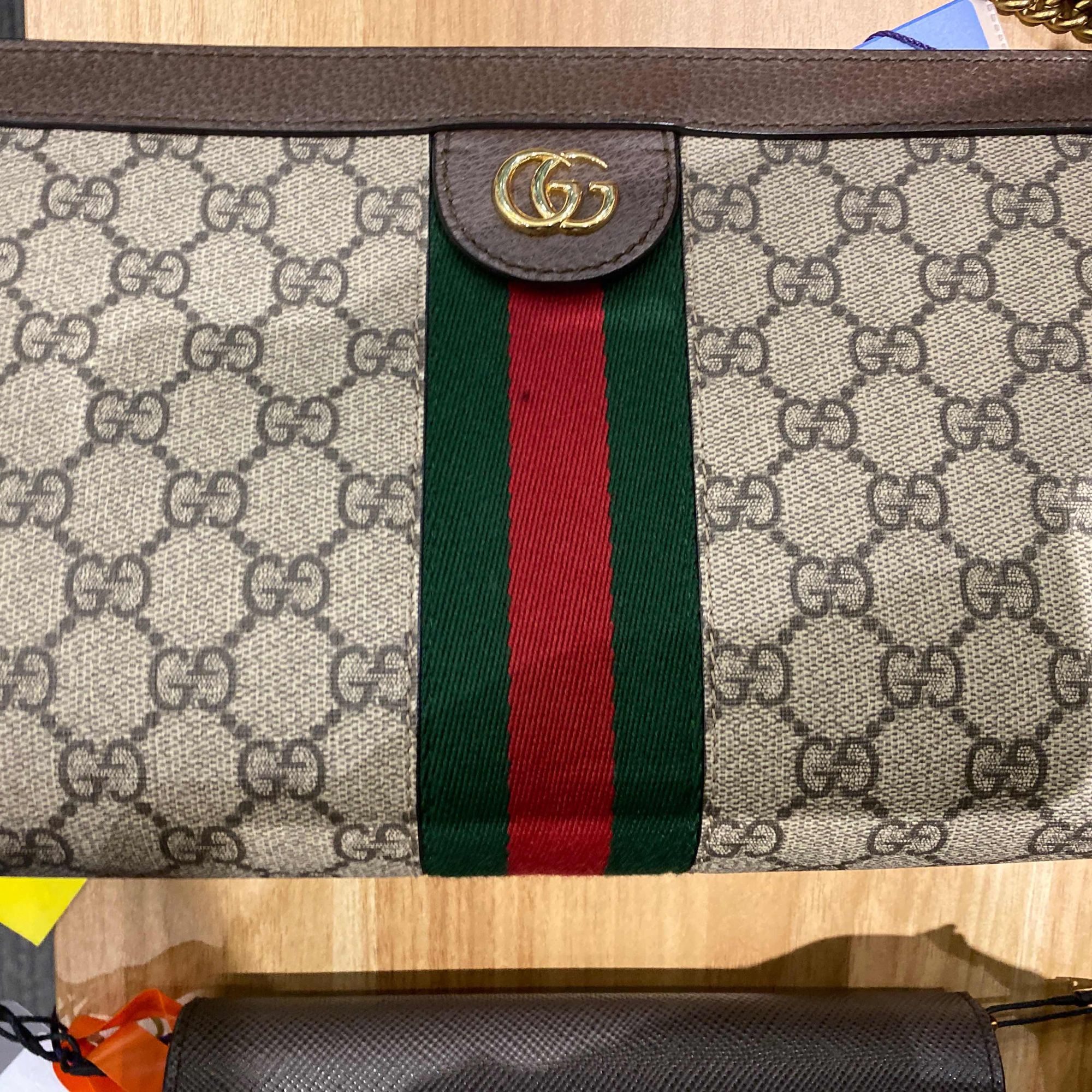 95新 GUCCI/古驰 【桔夕三万专属】ophidia链条包小号/B13