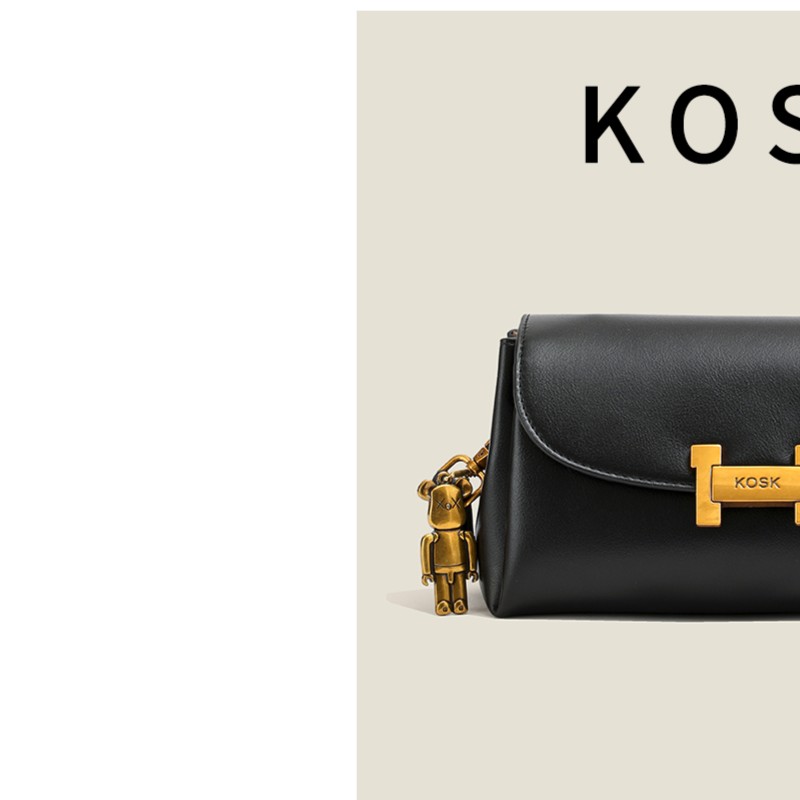 KOSK/KOSK2023秋冬新款百搭轻奢女士小包时尚百搭单肩斜挎包3354