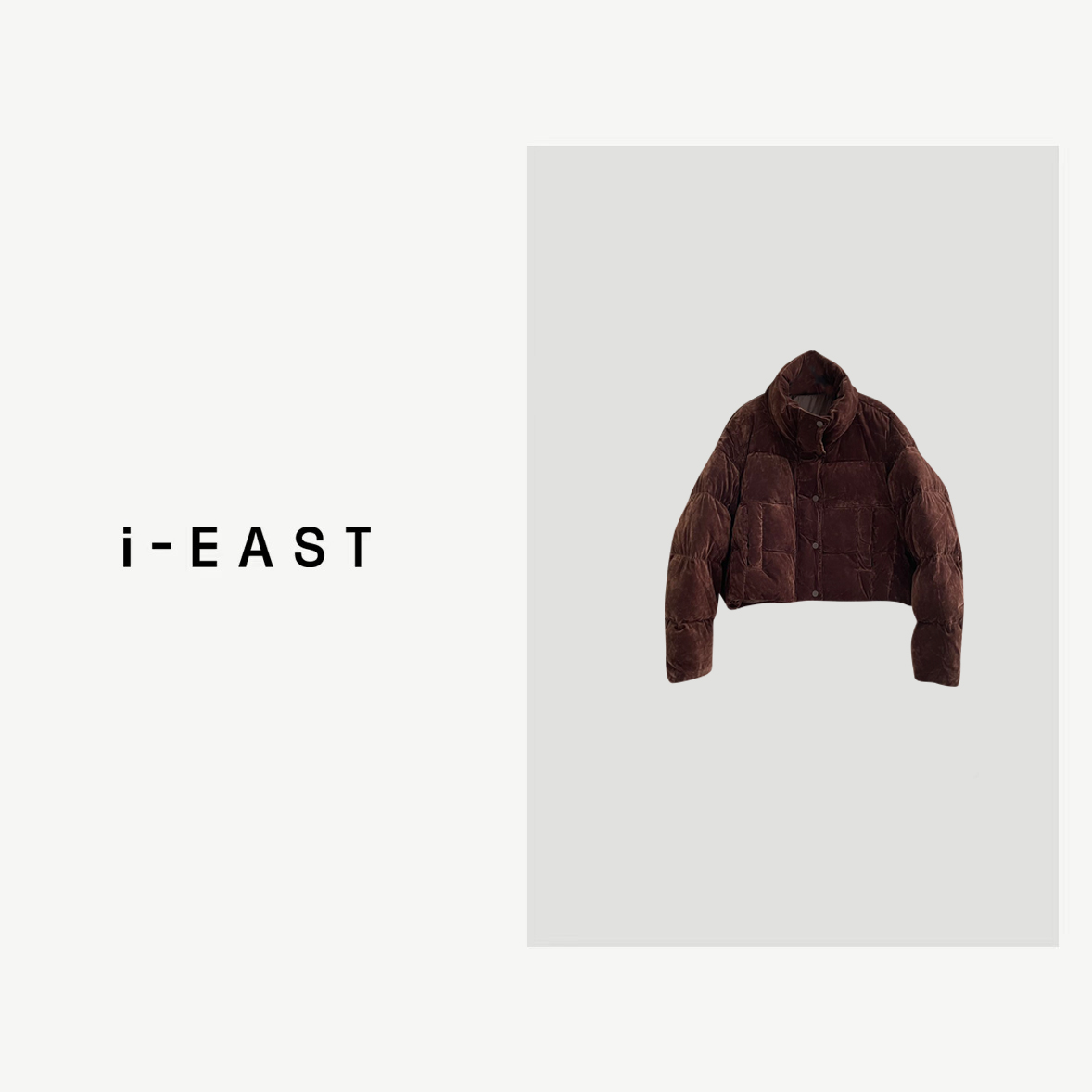 i-EAST 秋叶约期~复古绒绒百搭款羽绒服-3D YR5272