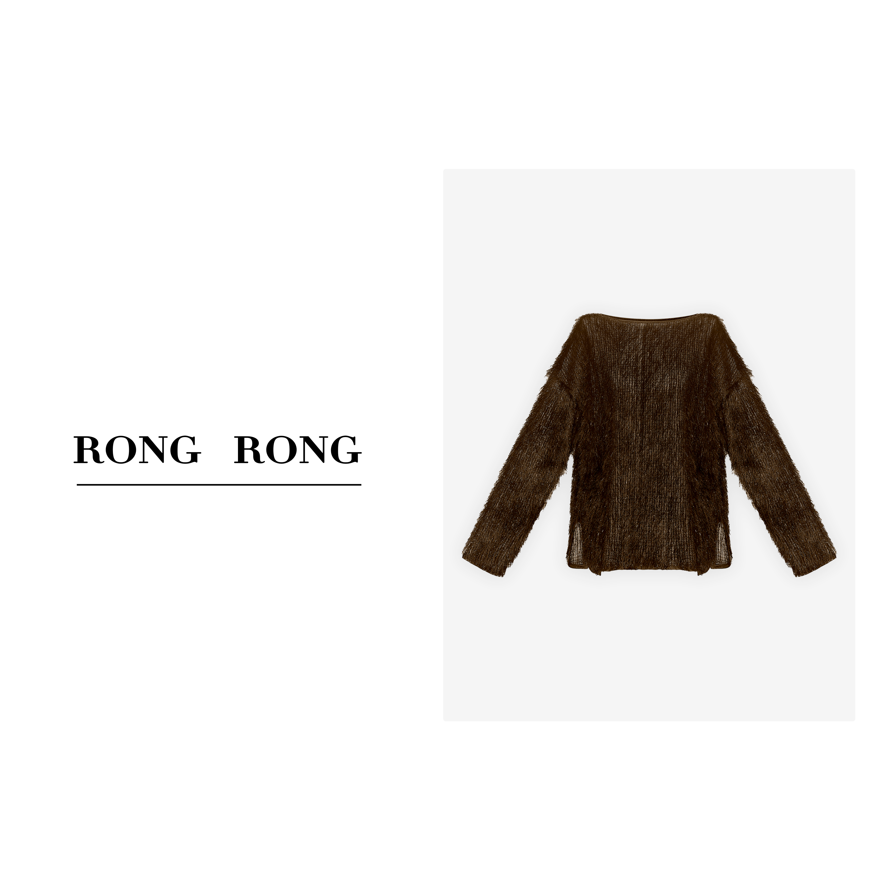 Y【优雅光点】RONGRONG溶溶 时尚宽松显瘦上衣C-I205353-9.4 SA