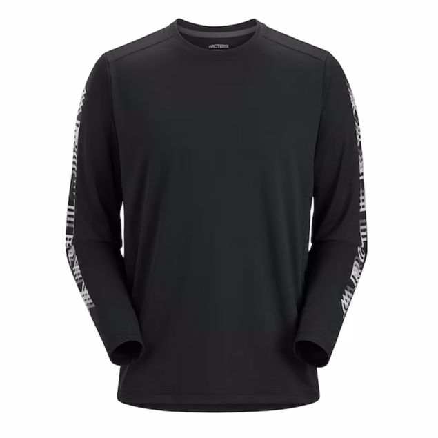 ARCTERYX/始祖鸟gx Cormac Logo/Crew LS 男款休闲圆领速干长袖