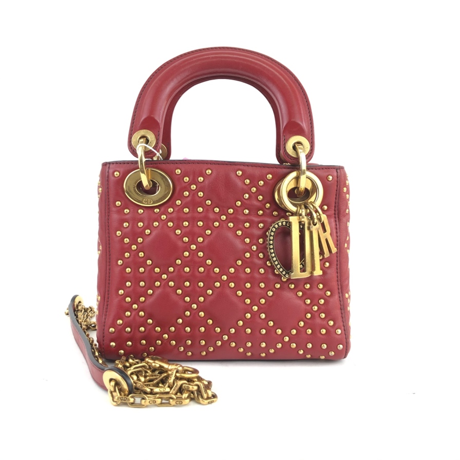 95新 Dior/迪奥 安洁利知之铆钉戴妃15604h