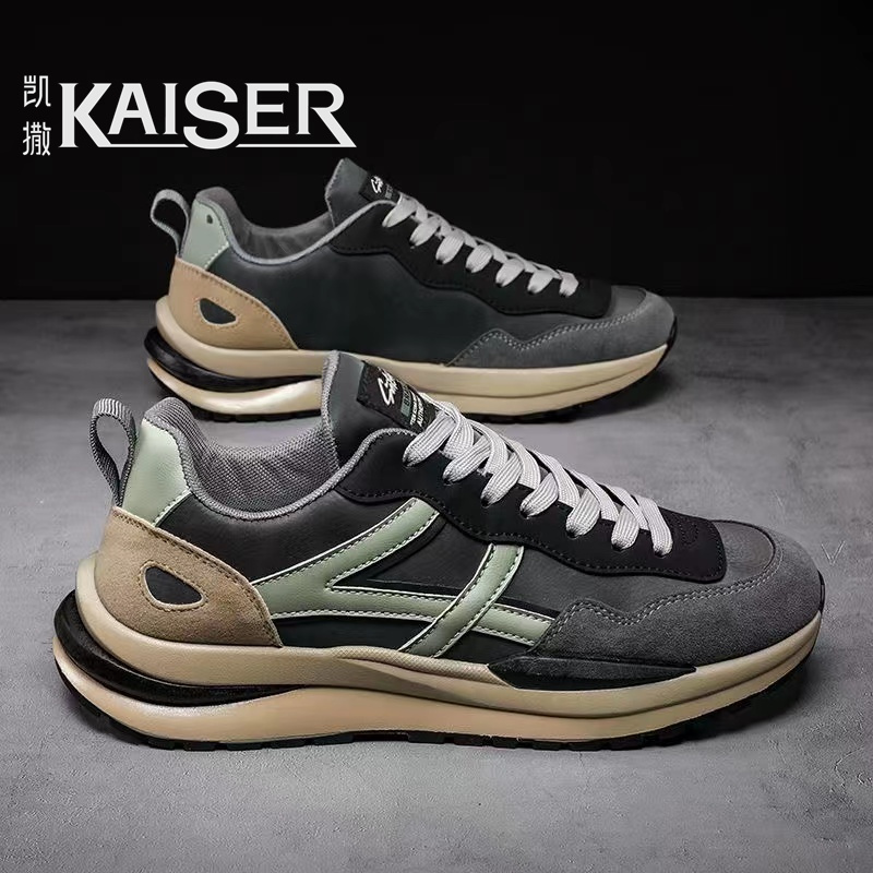 KAISER/凯撒正品男鞋防滑运动休闲鞋男士百搭户外耐磨阿甘跑步鞋