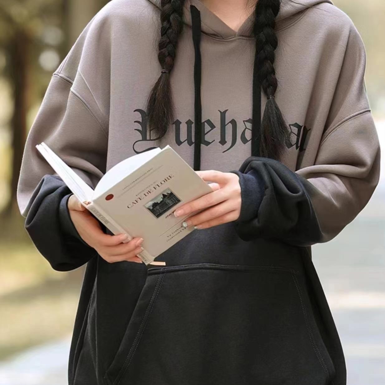 2397吊染圆领加绒卫衣