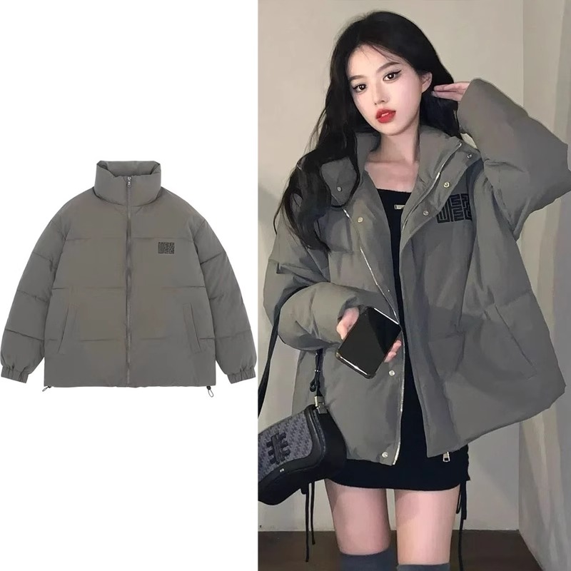 艾格丽芙琳棉服大码女装胖mm爆冬季加厚超好看时尚面包服棉袄外套