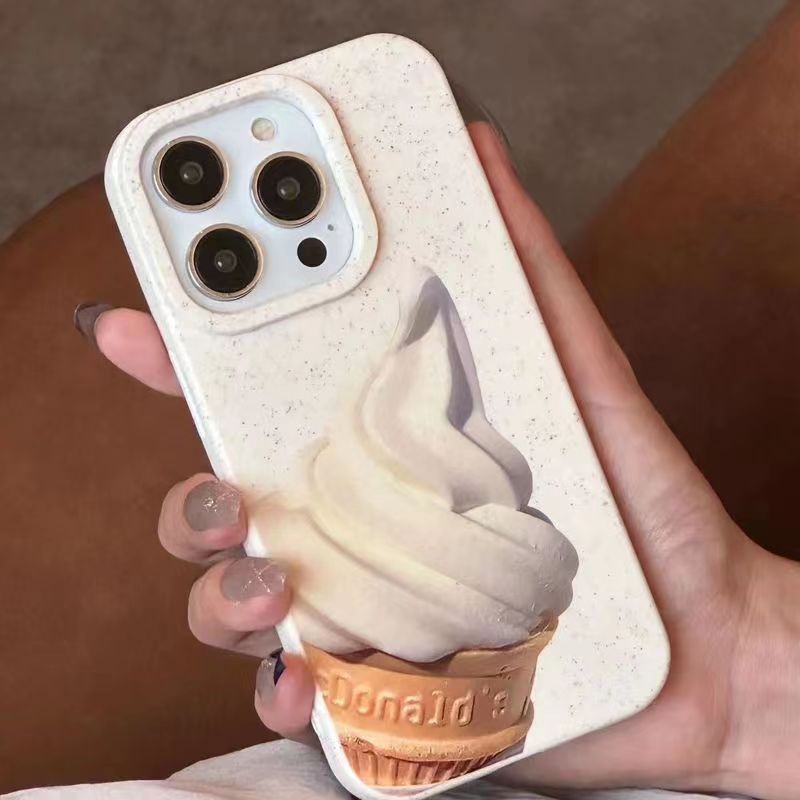 大雪糕iPhone14promax手机壳xs/xr小麦壳11软12pro苹果13小众7/8p
