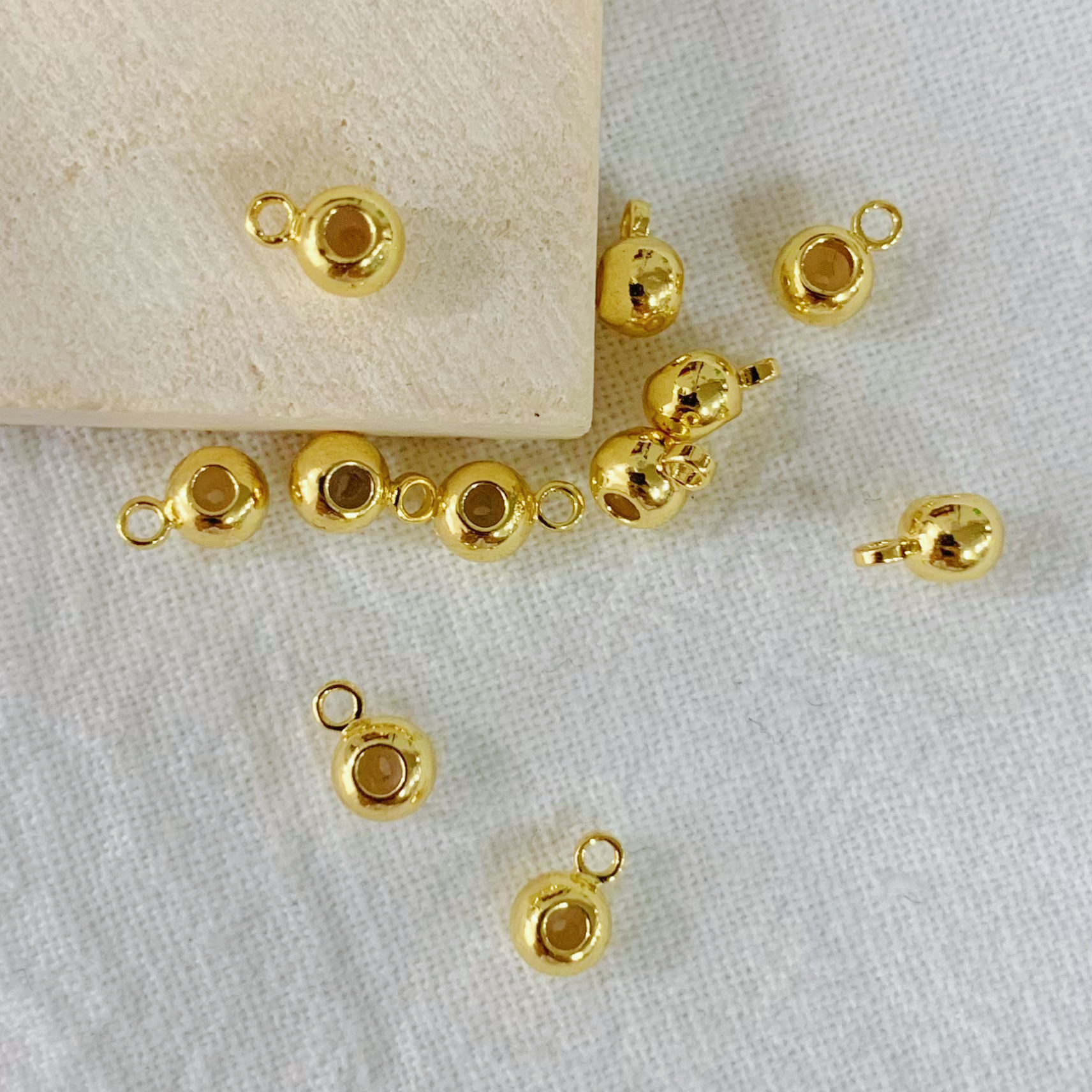 带吊硅胶定位珠高保色手链项链配件定位珠自制抽拉链配件