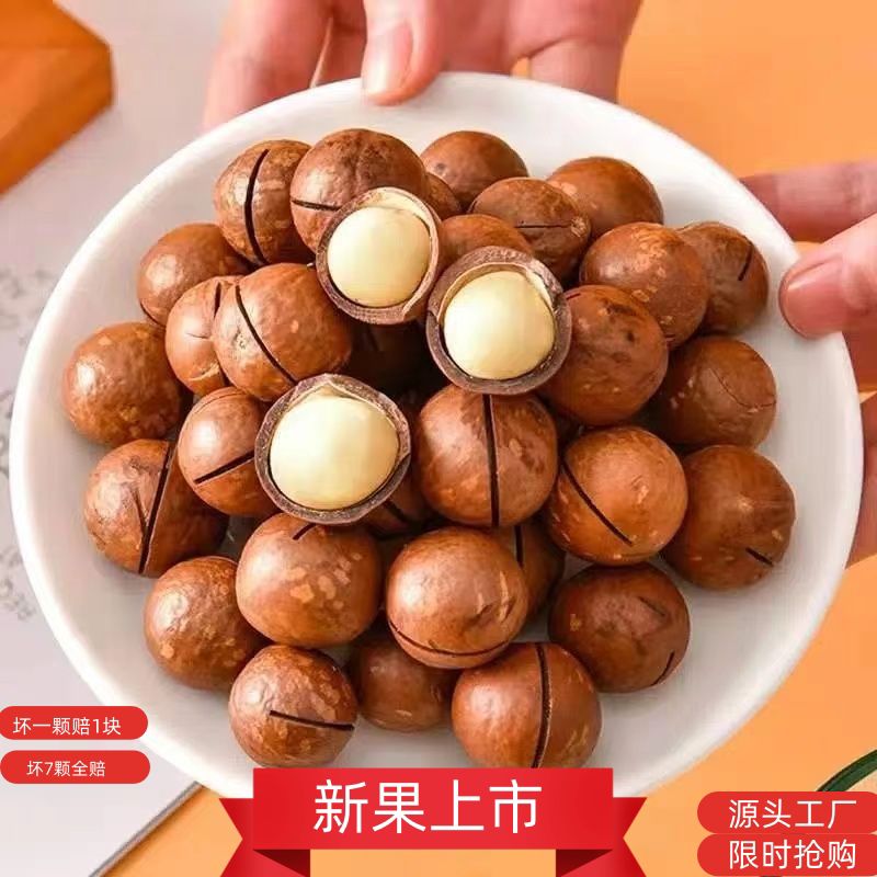 【夏威夷果】奶香味澳洲坚果酥脆干果炒货22-25果袋装休闲零食批发