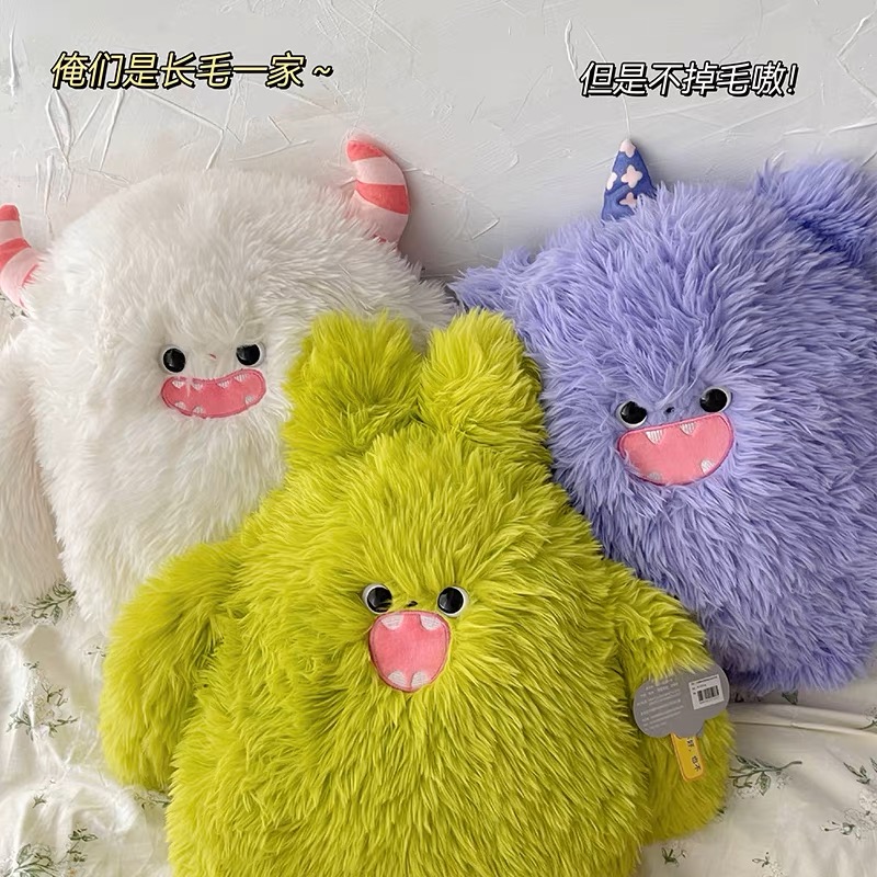 超萌雪怪家族毛绒单间包/玩具