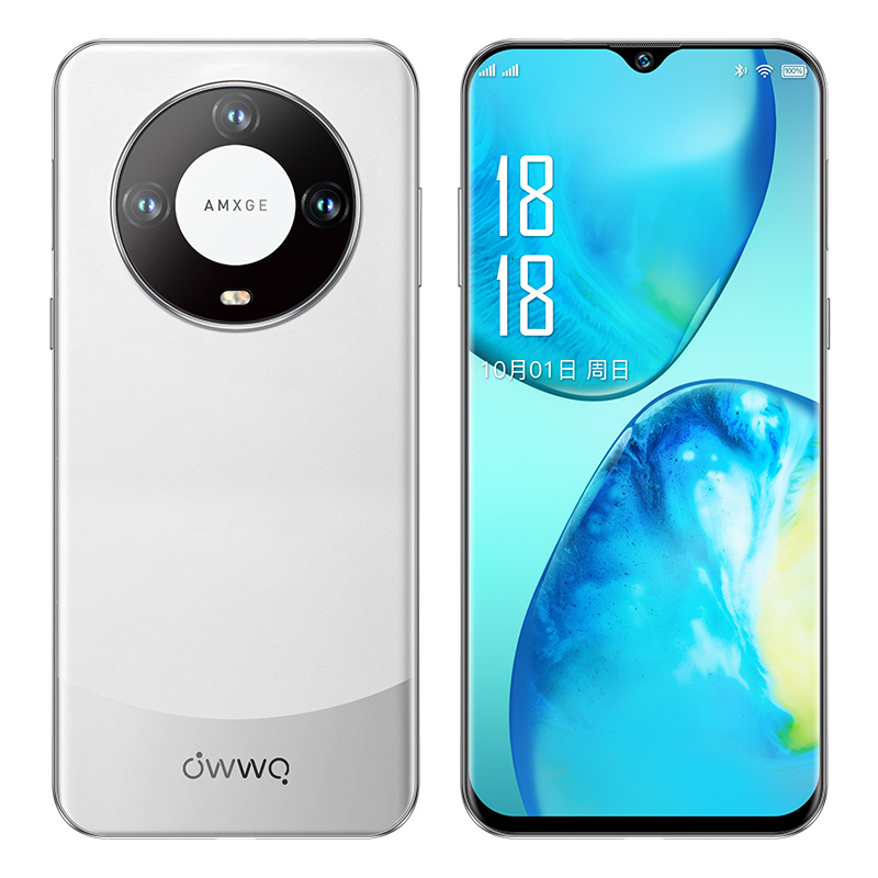 白沙银【新品首发】全新6.5英寸全网通人脸双卡欧沃智能手机