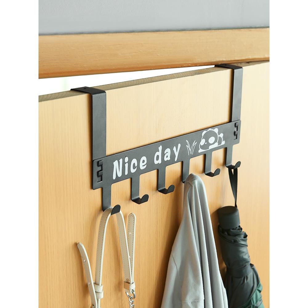 【小扬哥】创意门背式挂衣钩衣帽钩卡通壁挂门上挂衣架可拆免钉无