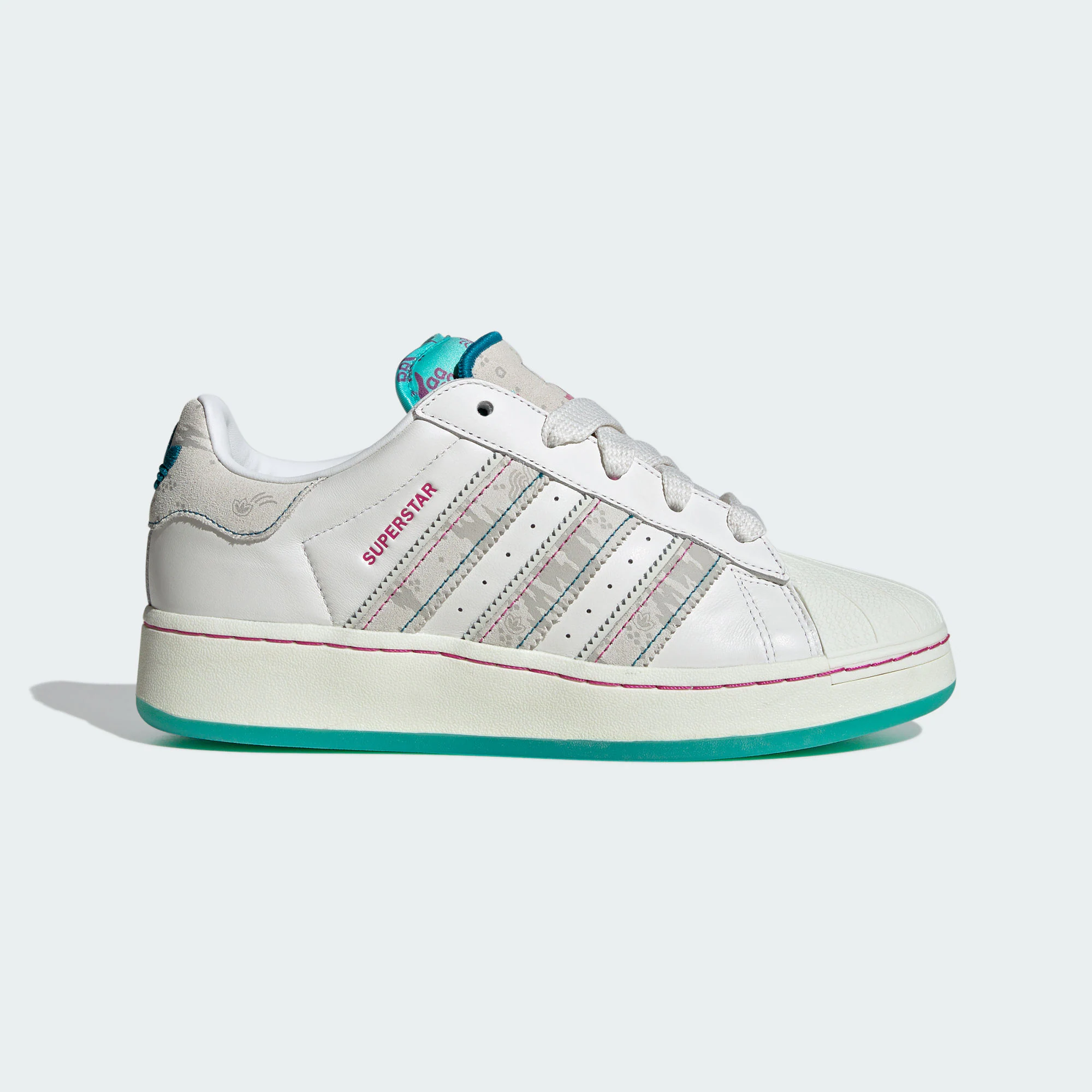adidas/阿迪达斯SUPERSTAR联名款贝壳头厚底运动板鞋小白鞋ID1140