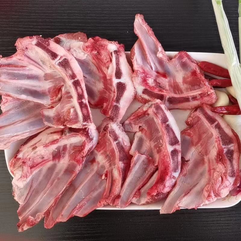 山羊排净重8斤羊排前排切块发货多肉有脆骨羊排前排尖