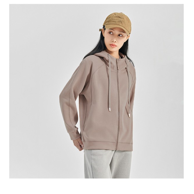 【海涛】2301线下899！600g木丝绒男女情侣开衫连帽防风衣外套