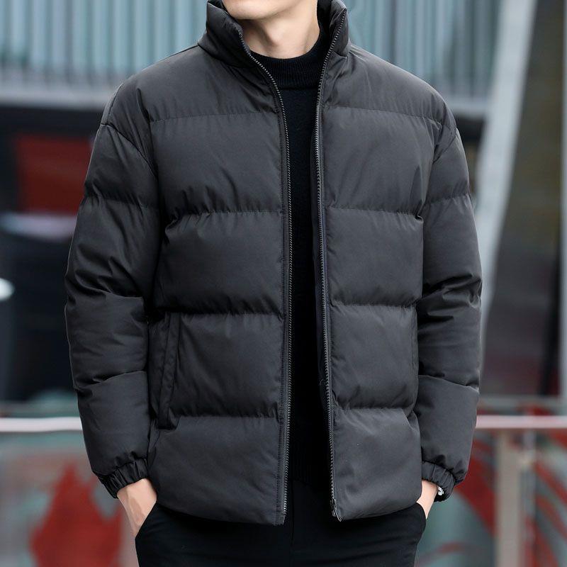 波司登男士短款立领羽绒2023年新款羽绒棉服男超厚抗寒休闲棉衣男