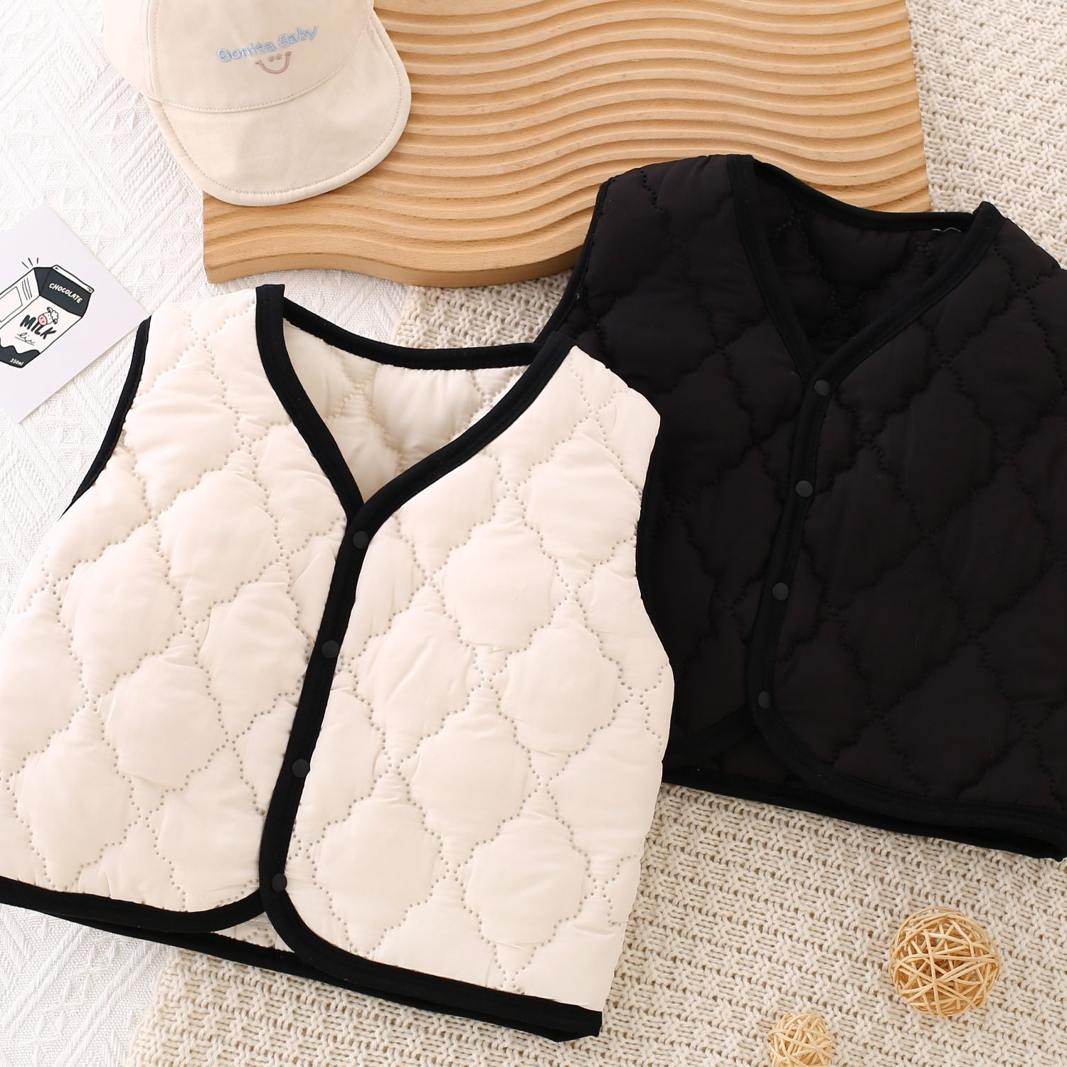 婴幼儿冬季防风保暖好看洋气马甲