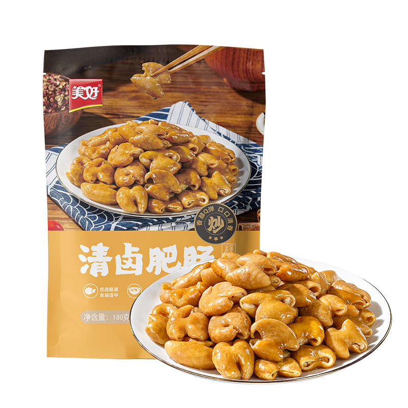 【美好食品】清卤肥肠180g*3冷链发货-SL