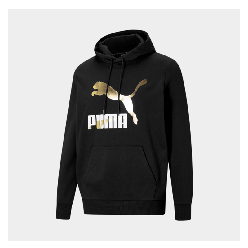 Puma彪马 男女情侣运动休闲时尚舒适印花连帽卫衣  531370