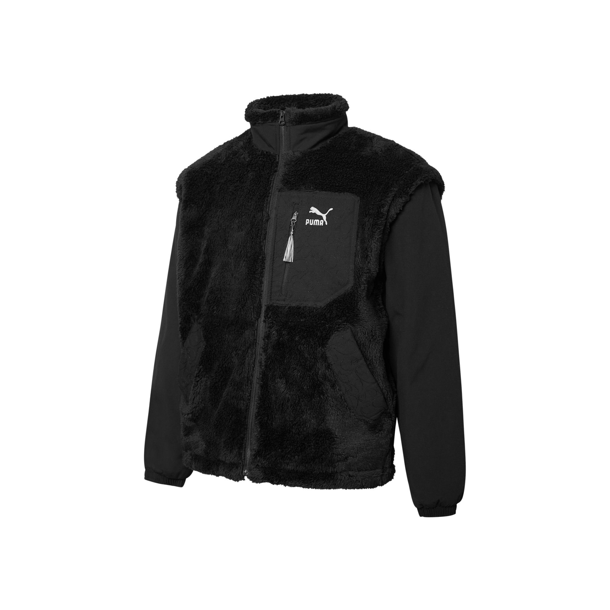 PUMA/彪马 男女同款经典仿羊羔绒运动拼接外套 PAISLEY 534974