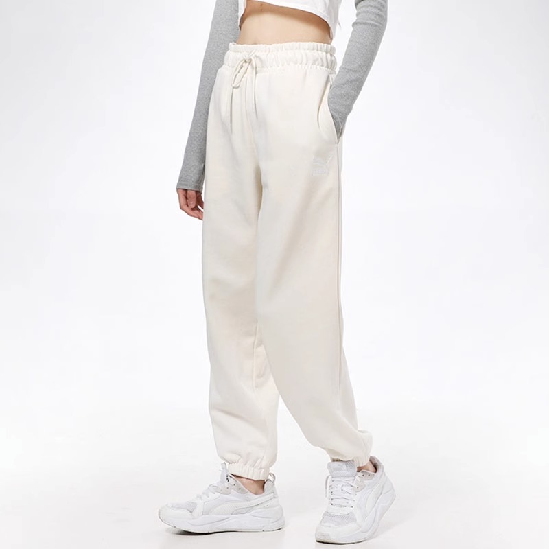 Puma/彪马 女子宽松束脚收口裤运动休闲裤针织长裤 532284