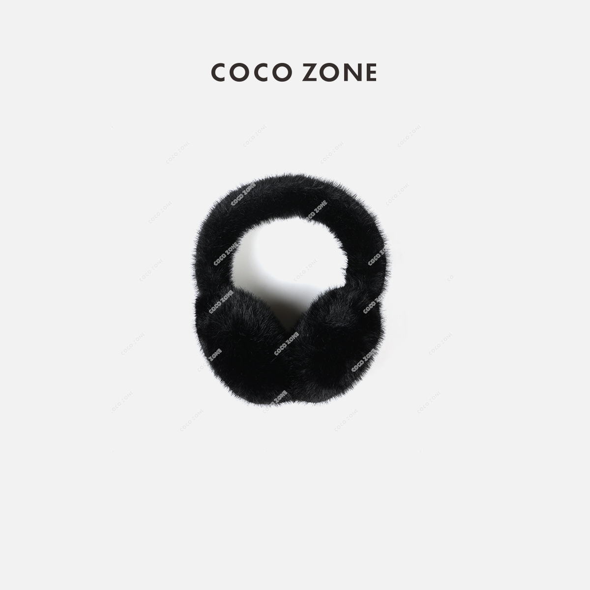 COCO ZONE 可爱绒毛时尚耳包冬季耳暖套发箍 23C29885