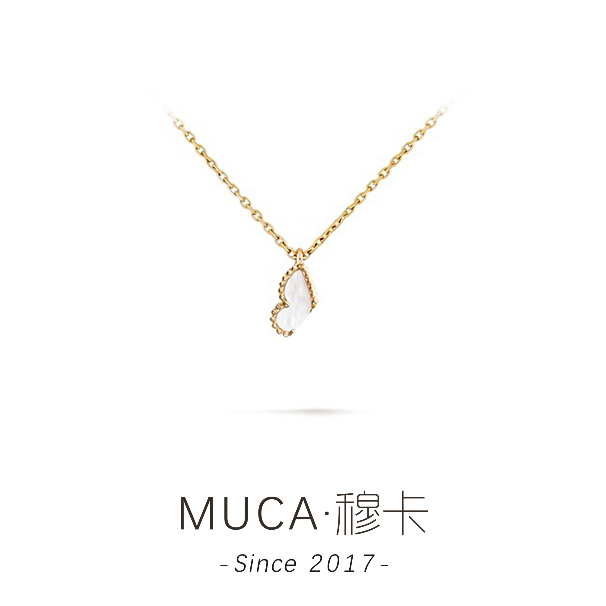 铜合金项链 白色小蝴蝶轻奢简约个性时尚气质项链X089