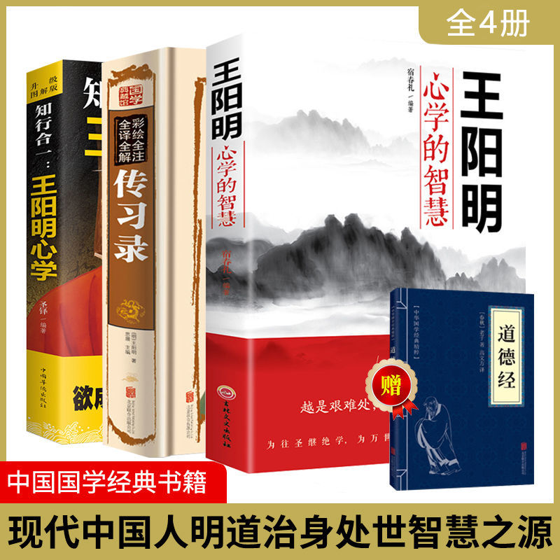 全3册王阳明传传习录心学的智慧知行合一大传中国哲学史国学经典
