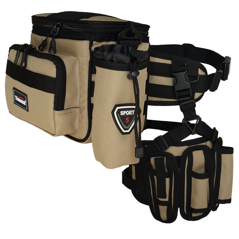 高档路亚包腰包防水耐磨海钓包矶钓包包渔具包腿包钓鱼套装假饵包