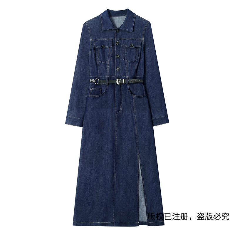 【千树】2023女装新款牛仔连衣裙 YM3C01228Q