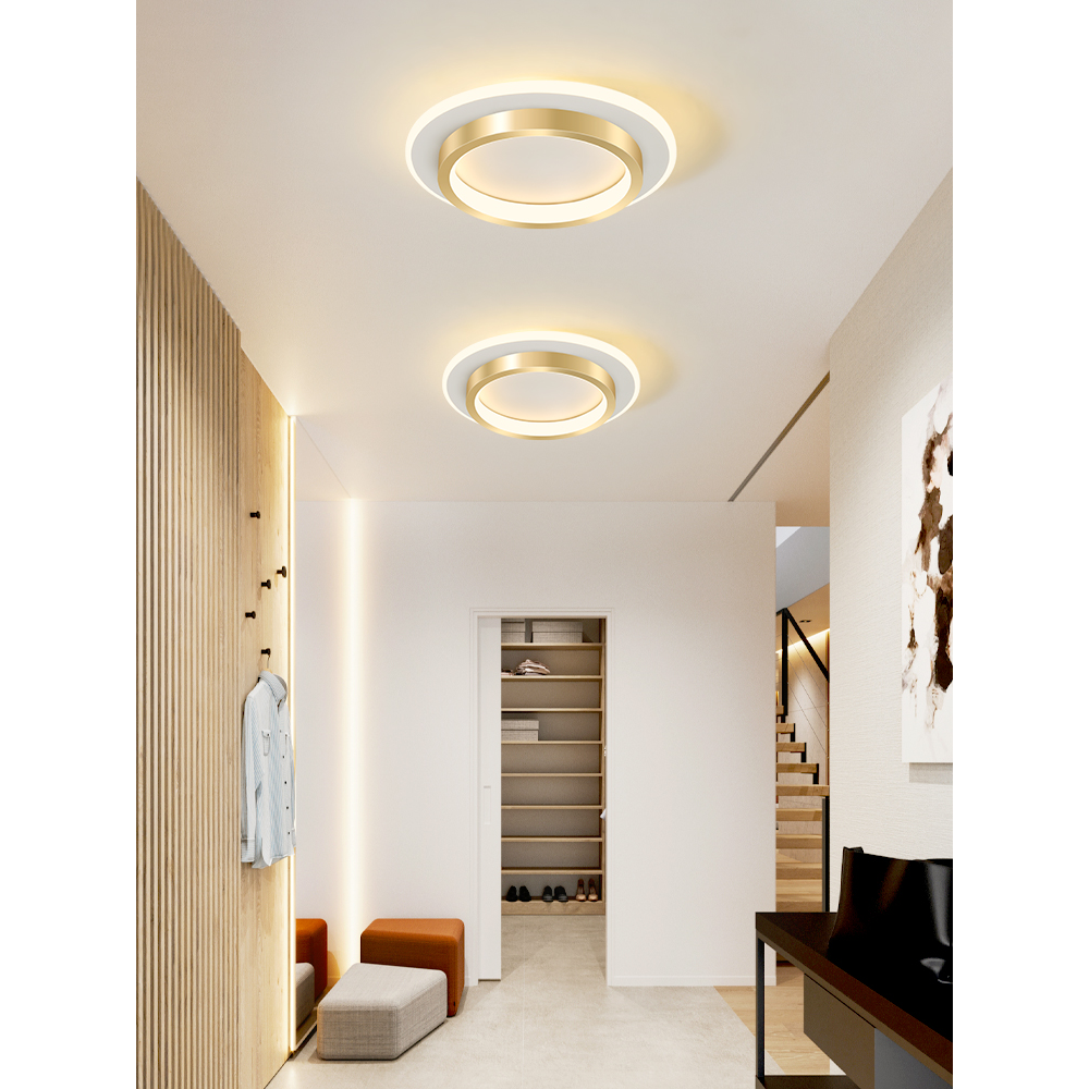 过道走廊灯现代简约北欧入户门厅玄关衣帽间灯创意个性led房间灯