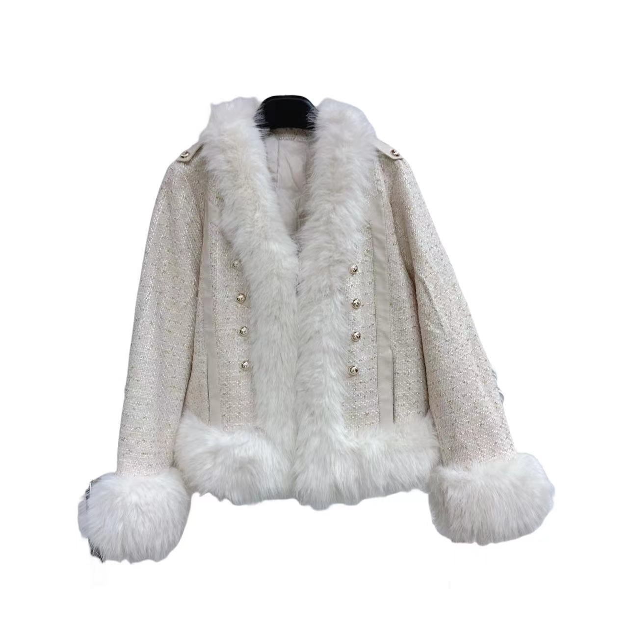 2023年小香风款鹅绒服8401