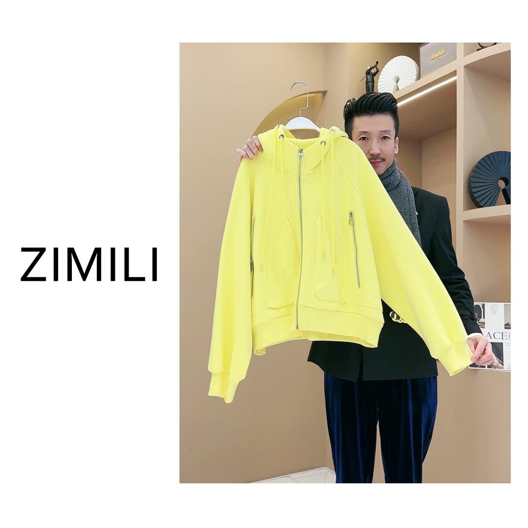 【LIANG哥定制】冬季加绒美式慵懒风外套1905A+白色加绒工装裤2157A