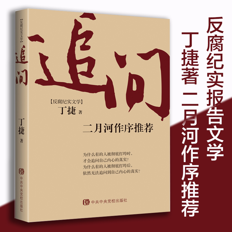 追问书籍正版二月河作序推荐官场小说反腐纪实报告文学狂飙姊妹篇