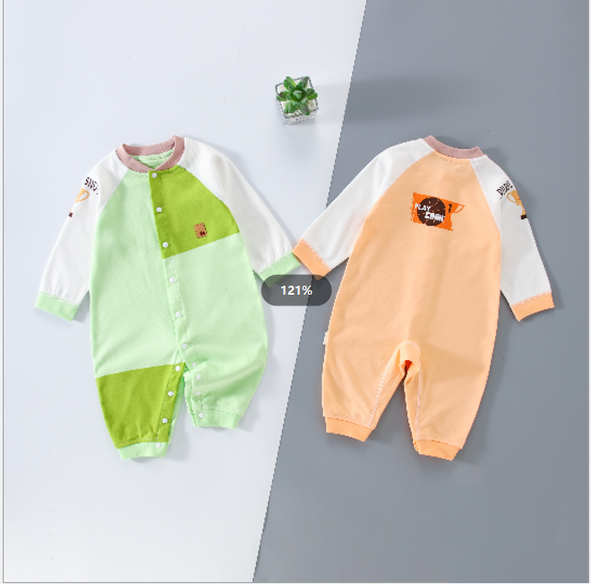 【棉毛闭裆哈衣22337】#小厘米童品#婴儿衣服#纯棉A类#商超品质